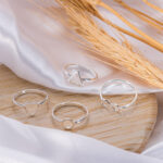 Diferenças das joias em prata para as folheadas e banhadas