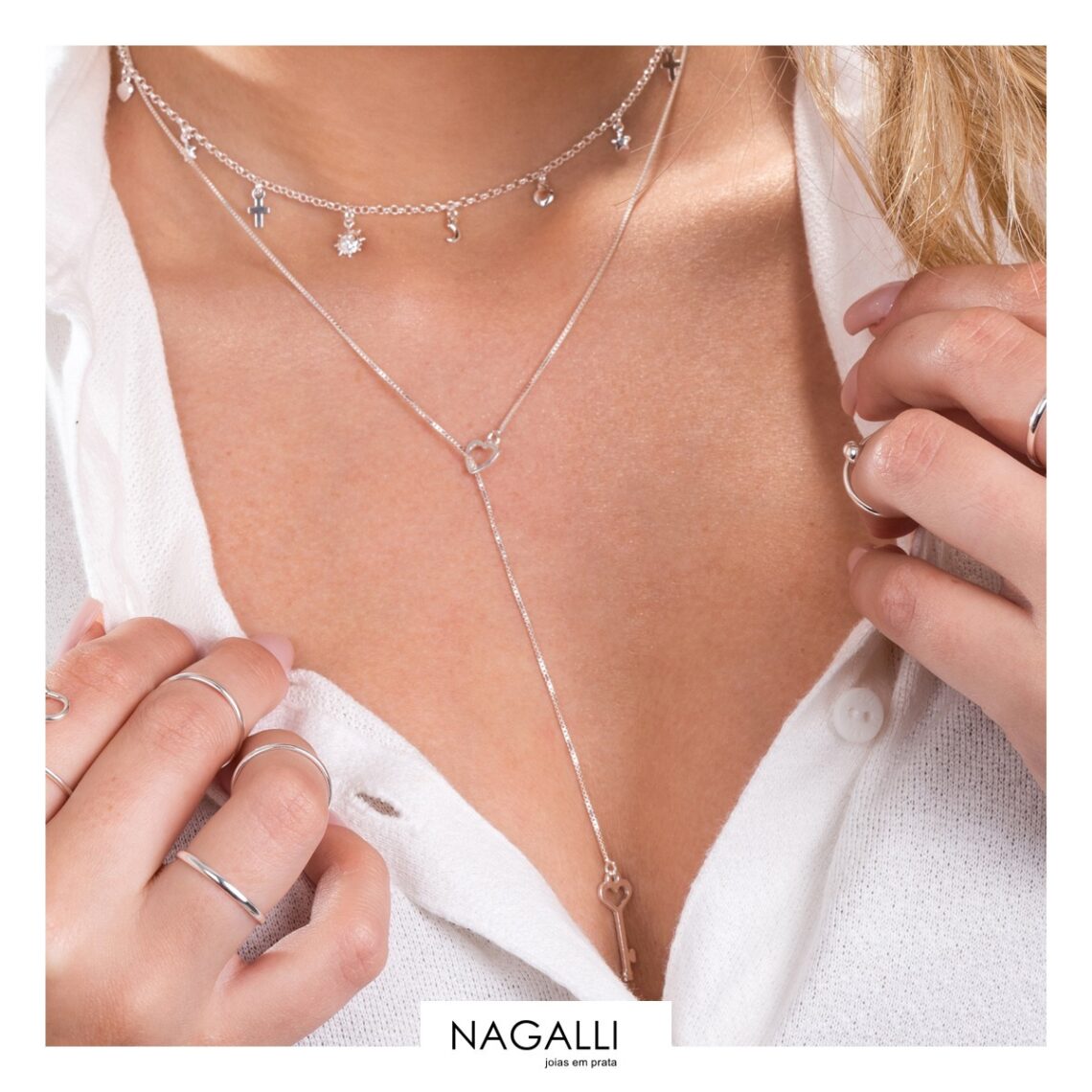 joias-nagalli-correntes-Como harmonizar o seu look usando joias de prata