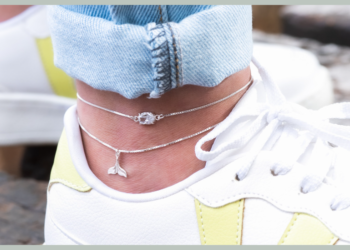 tornozeleira de prata no atacado