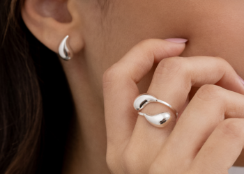 Tendência Brinco Gota em Prata 925 Atacado