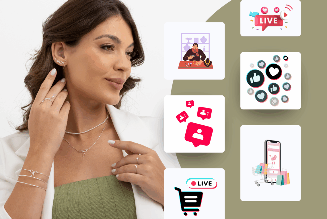 Como lojistas podem usar redes sociais para vender mais joias em prata